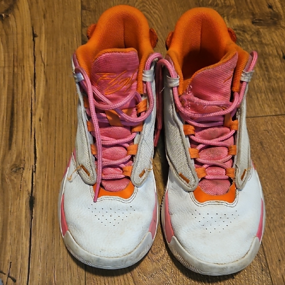 Jordan Kids Sneakers - White, Pink, Orange
